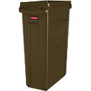 Slim Jim® Abfallbehälter, 87 Liter, braun