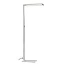 SLV Werklamp LED vloerlamp, touch dimmer, 7600 lumen, 79 W, 200-240 V, PIR sensor, vaste LED's, L 692 x B 310 x H 1950 mm, zilver