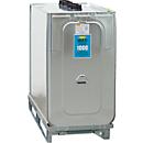 Smeermiddelentank Multi-Tank, voor verse &amp; gebruikte olie, incl. gegalvaniseerd opvangbakje, HDPE, 1000 l inhoud