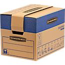 SmoothMove FastFold verhuisdoos, 37,5 L, 2-laags golfkarton, H 310 x B 327 x D 429 mm, 5 stuks, bruin