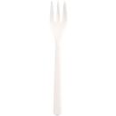 Snackvorkjes Papstar, herbruikbaar, extra stevig, vaatwasmachinebestendig, L 130 mm, bio PP, wit, 50 stuks.