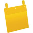 Sobres portadocumentos con solapa, ancho 210 x alto 148 mm (DIN A5 apaisado), 50 unidades, amarillo