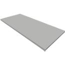 Sockel QUANDOS BOX, B 1000 x T 440 x H 35 mm, alusilber