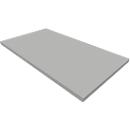 Sockel QUANDOS BOX, B 800 x T 440 x H 35 mm, alusilber