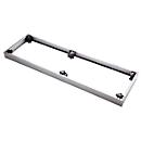 Socle en acier TOPAS LINE, adapté pour les étagères et armoires Topas Line, l. 1200 mm