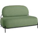 Sofa ADMIRAAL, look rétro, l. 1245 x P 710 x H 770 mm, vert