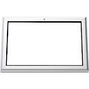 SOFTLINE- vitrine, 45 mm inbouwdiepte, achterwand wit
