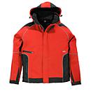 Softshell-Jacke FHB KOLTEX, rot/schwarz, Gr. XS