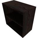 SOLUS PLAY boekenkast, 2 OH, B 800 x D 420 x H 748 mm, Moor-eiken