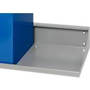 Soporte de pared VAR, para colectores de residuos reciclables con una base de 320 x 320 mm, 2 compartimentos