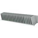 Sorting station, DIN A4, polystyrene, for cabinets, 20 compartments, W 1150 x D 310 x H 206 mm