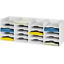 Sorting station, DIN A4, polystyrene, for cabinets, 20 compartments, W 897 x D 304 x H 313 mm