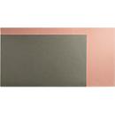 Sous-main bicolore Exacompta - similicuir - L 600 x l. 350 mm - nude/gris