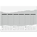 Sous-main "Calendrier 3 ans, plan journalier et hebdomadaire", calendrier 2025/2026/2027, 80 g/m², 52 feuilles