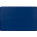 Sous-main Durable - en film plastique - 650 x 520 mm - sans plaque transparente - bleu