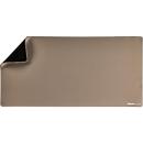 Sous-main Fellowes Breyta™, protection Microban®, antidérapant, L 800 x P 400 x H 25 mm, matériau post-consommation/caoutchouc, beige sable