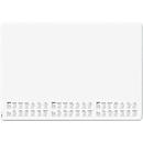 Sous-main Sigel Dotted, A2, 30 feuilles avec grille de pointillés, calendrier multilingue 3 ans pour 2025-2027, papier FSC®-Mix, noir-blanc