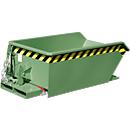 Spaanbak Bauer SMGU 230, olie- & waterdicht gelast, 230 l, groen