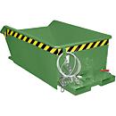 Spaanbak Bauer SMGU 270, olie- & waterdicht gelast, 270l, groen