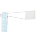 Spacer wire with label holder, right end, L 500 mm