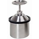 Sparanfeuchter, Edelstahl 1.4404, 2 l, Ø 131 x H 305 mm, federnd gelagerter Tränkteller