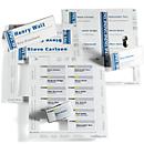 Spare cards for table place cards, 61/122x210 mm, 20 pieces