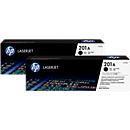 Sparpaket 2 x HP 201A CF400A Tonermodul schwarz, original