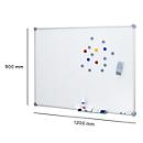 Sparset MAULpro Whiteboard 2000 + Gratis Zubehör Set, platingrau