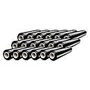 Sparset Stretchfolie, 500 mm x 300 m, schwarz, Stärke 20 my, 18 Rollen