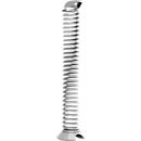 Spirale à câbles, hauteur étirée 1300 mm, Ø 90 mm, vertical jusqu'au sol, universel, plastique, gris argent