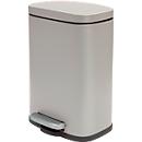 SPIRELLA Treteimer AKIRA, 12 Liter, Tretmechanismus, L 280 x B 193 x H 379 mm, hellbraun