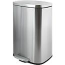 SPIRELLA Treteimer AKIRA, 30 Liter, Tretmechanismus, L 343 x B 235 x H 629 mm, edelstahl