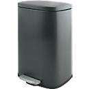 SPIRELLA Treteimer AKIRA, 30 Liter, Tretmechanismus, L 343 x B 235 x H 629 mm, grau