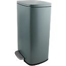 SPIRELLA Treteimer AKIRA, 50 Liter, Tretmechanismus, B 297 x L 427 x H 643 mm, grau