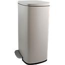 SPIRELLA Treteimer AKIRA, 50 Liter, Tretmechanismus, B 297 x L 427 x H 643 mm, taupe