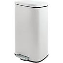 SPIRELLA Treteimer AKIRA, 50 Liter, Tretmechanismus, B 297 x L 427 x H 643 mm, weiss