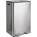 SPIRELLA Treteimer ALIYA, Edelstahl, 2 x 30 Liter, Tretmechanismus, L 450 x B 300 x H 710 mm