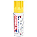 Spray edding 5200, 200 ml, Peinture acrylique mat Premium, portée env. 50-60 mm, jaune mat