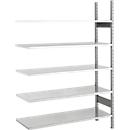 SSI Schaefer Archiefrekken, aanbouwvak, 5 legborden, breedte 995 x diepte 300 mm, verzinkt