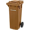 SSI Schäfer Poubelle PRO 60 WAVE, 60 l, mobile, marron