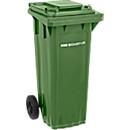 SSI Schäfer PRO 80 WAVE afvalbak, 80 l, verrijdbaar, groen