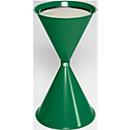 Staande asbak - van stalen - Ø 400 x H 700 mm - 15 L - groen