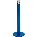 Staande asbakzuil SG 105R, rond, gentiaanblauw