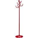 Staande kapstok Cactus 8 haken, rood