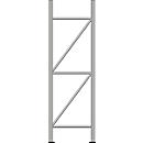 Staanderframe, voor stellingsysteem WR 600, H 2500 x D 600 mm