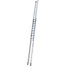 Stabilo aluminium extension ladder with rope, 2-part, 2 x 20 rungs