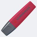 STABILO® BOSS ORIGINAL Textmarker NatureCOLORS Wildflower, Keilspitze, Strichstärke 2-5 mm, Schreibfarbe rot, Anti-Dry-Out Technologie, 1 Stück