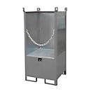 Stacking pallet for Bauer kegs, 210 l collection volume, grey