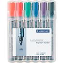 STAEDTLER flipchartmarker Lumocolor 356, diverse kleuren, set van 6