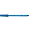Staedtler Folienstift Lumocolor correctable 305 F, trocken abwischbar, mit Wischer, Strichstärke 0,6 mm, blau
